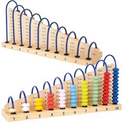 Abakus aus Holz für den Unterricht in Addition und Subtraktion