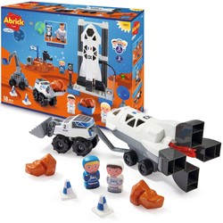 Abrick Bricks Space Base mit Rakete 3 Figuren + 2 Fahrzeuge