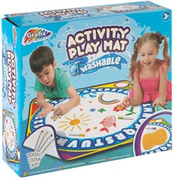 Activity-Spielmatte Abwaschbare Zeichentafel + Stifte