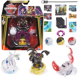 Bakugan Starter Pack Strategie Spiel Set 3 Figuren Special Attack Dragonoid