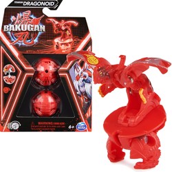 Bakugan Titanium Dragonoid Red transformierende Kampffigur + Karten