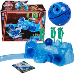 Bakugan Trainingsset + Octogan Aquatic Clan Figur Blau Strategiespiel