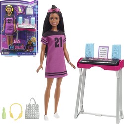 Barbie Big City Big Dreams Puppe + Tastatur und Zubehör