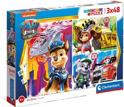 Clementoni Puzzle 3x48 Paw Patrol Die Movie