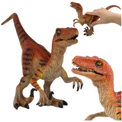 Dinosaurier Figur Velociraptor beweglichen Mund und Pfoten