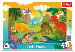 Dinosaurier Rahmenpuzzle 15 Teile 