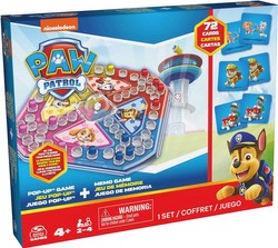 Ein Set mit zwei Spielen: Pop Up Chinese und Paw Patrol Memo