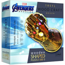Holzpuzzle 500 Teile Infinity Handschuh Avengers Trefl