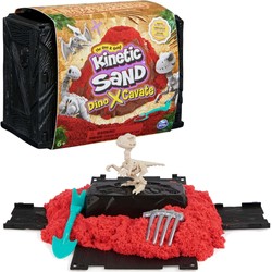 Kinetic Sand Dino XCavate Dinosaurier-Skelett-Suchset Sand und Zubehör