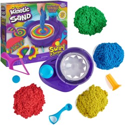 Kinetic Sand Plastic Kit Bunter Kinetic Sand 907g Swirl n' Surprise Mischmaschine + Zubehör