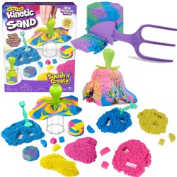 Kinetic Sand Set Kinetic Sand Squish n' Create + Zubehör