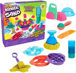 Kinetischer Sand Kinetic Sand Ultimate Sandisfying Set 3 Farben 10x Zubehör