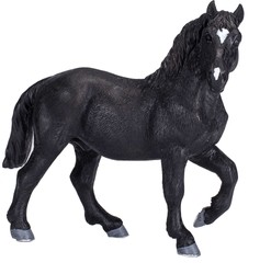 Kleine Fußtier Planet Percheron Pferd figurine