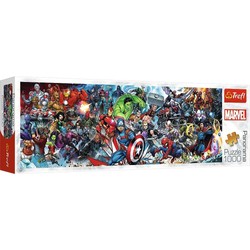 Marvel Avengers buntes Puzzle 1000 Elemente Panorama Join the Universe Trefl