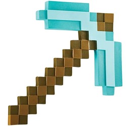 Minecraft Diamant Spitzhacke Pickel Waffe 41 cm Karneval Kostüm