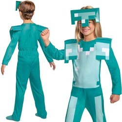 Minecraft Faschingskostüm Diamond Armour 137-149 cm 10-12 Jahre alt