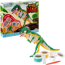 Model Holzmodellierschaum Dino 3D Dinosaurierskelett