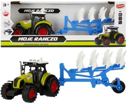 Mosie Ranch Traktor mit Anhänger 34 cm mit Lichtern und Sounds