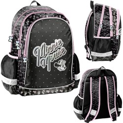 Paso Backpack Mehrkammern schwarz und rosa Minnie