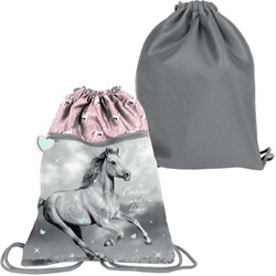 Paso Backpack Premium School Bag für Schuhe Schuhe Hausschuhe Pferd