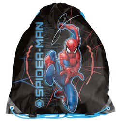Paso Schultasche für Schuhe Hausschuhe Spiderman