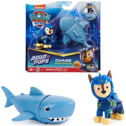 Paw Patrol Aqua Pups Set mit Chase Figur und Hai