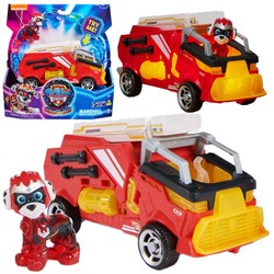 Paw Patrol The Movie 2 Figurenset Marshall Fahrzeug rotes Feuerwehrauto Licht Sound