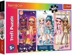 Puzzle 100 Stück Rainbow Dolls Rainbow High