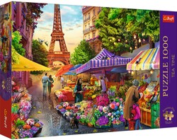 Puzzle 1000 Blumenmarkt Paris Trefl