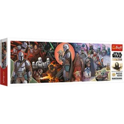 Puzzle 1000 Star Wars Abenteuer des Mandalorianer Baby Yoda Trefl