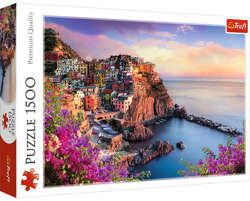 Puzzle 1500 Blick auf die Stadt Manarola