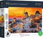 Puzzle 1500 Oia, Santorin Unbegrenzt fit Technologie