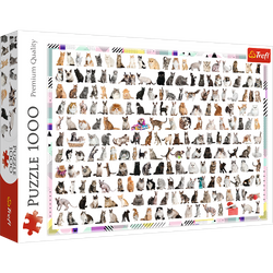 Puzzle 208 Katzen 1000 Elemente Trefl