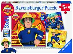 Puzzle 3 x 49 Teile Feuerwehrmann Sam