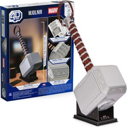 Puzzle 4D Build Marvel Hammer of Thor Mjolnir 3D Modell zum Zusammenbauen