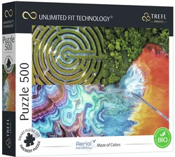 Puzzle 500 Farbe Labyrinth Unlimited Fit Technologie Trefl