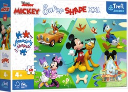 Puzzle 60 Teile Super Shape XXL Mit Mickey macht es immer Spaß
