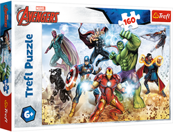 Puzzle Avengers bereit, die Welt zu retten 160 Elemente Trefl 15368