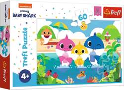 Puzzle Baby Hai Familie im Urlaub 60 Teile