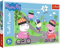 Puzzle Maxi 24 Teile Aktiver Tag von Peppa Pig