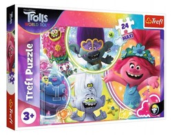 Puzzle Maxi 24 Teile Musikalische Welt der Trolls