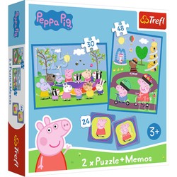 Puzzle Memory Peppa Wutz Trefl 2in1 3+