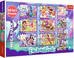 Puzzle Set 10in1 Mega Pack Enchantimals 329 Teile
