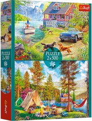 Puzzle Trefl 2x500 Elemente Sommer Relax