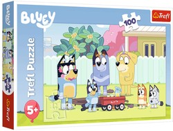 Puzzle Trefl Merry Bluey World 100 Elemente 5+