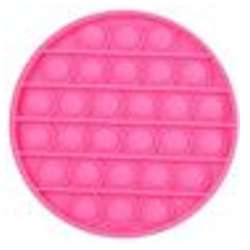 Sensorisches Anti-Stress-Spielzeug für Kinder Push it Pop it rosa Gummirad 3+