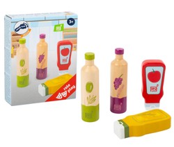 Spielzeug-Lebensmittel-Set Ketchup-Senf-Saucen