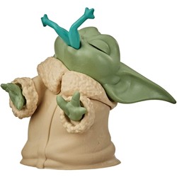 Star Wars Baby Yoda Mandalorian Grogu-Figur mit Frosch 6 cm Hasbro 