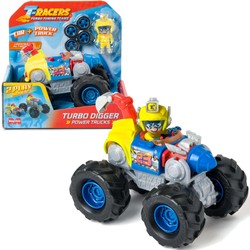 T-Racers Power Trucks Turbo Digger 2-in-1 Fahrzeug-Set