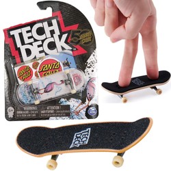 Tech Deck Fingerboard Skateboard Santa Cruz Pink Flamingo + Aufkleber